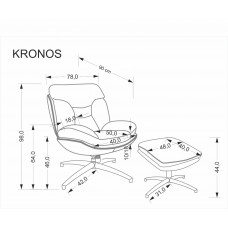 Atpūtas krēsls KRONOS